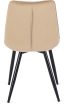 Szék bézs színben, bársony kárpittal RIO