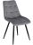 Szék szürke színben, bársony kárpittal. RIO