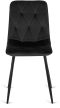 Szék fekete színben, bársony kárpittal. ROBIN
