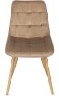 Szék bézs színben, bársony kárpittal RODRI