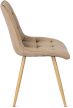 Szék bézs színben, bársony kárpittal RODRI