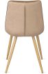 Szék bézs színben, bársony kárpittal RODRI