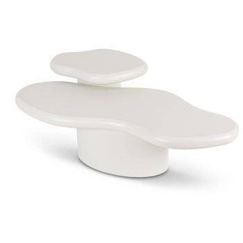 Set konferenčných stolíkov ROSALIE biely