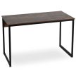 Íróasztal 120 cm méretben, rusztikus tölgy/fekete színben ROSS