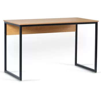   Íróasztal 120 cm méretben, aranytölgy/fekete színben ROSS
