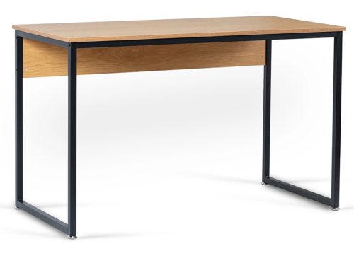 Íróasztal 120 cm méretben, aranytölgy/fekete színben ROSS