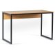 Íróasztal 120 cm méretben, aranytölgy/fekete színben ROSS