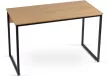 Íróasztal 120 cm méretben, aranytölgy/fekete színben ROSS