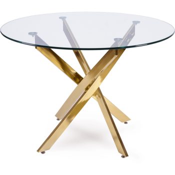 SALLO Glass Table 110 cm