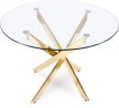 SALLO Glass Table 110 cm