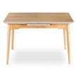 Kihúzható kerámia étkezőasztal 138–178 cm méretben, tölgy színben SAMER