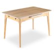 Kihúzható kerámia étkezőasztal 138–178 cm méretben, tölgy színben SAMER