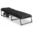 Garden sun lounger in black color - Saturn