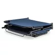 Garden sun lounger in dark blue color - Saturn