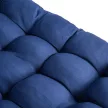 Garden sun lounger in dark blue color - Saturn