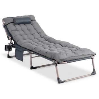 Kerti napozóágy szürke színben – SATURN