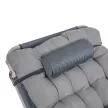 Garden sun lounger in grey color - Saturn