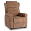Fotel Rozkładany SPENCER Brązowy Sztruksowy