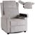 SPENCER Recliner Armchair Grey Corduroy Upholstery