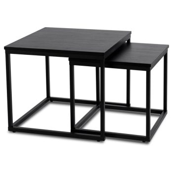 Set konferenčných stolíkov TEVET čierny