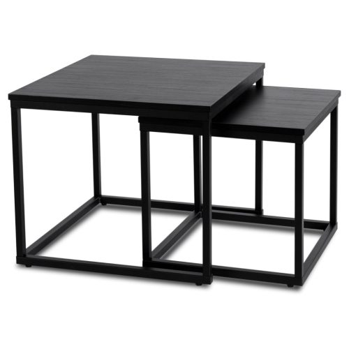 Set konferenčných stolíkov TEVET čierny