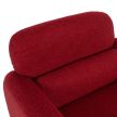 Burgundy Bouclé Lounge Armchair TOGO