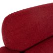 Burgundy Bouclé Lounge Armchair TOGO