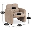 Dark Beige Lounge Armchair TOGO