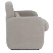 Grey Bouclé Lounge Armchair TOGO