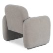 Grey Bouclé Lounge Armchair TOGO