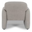 Grey Bouclé Lounge Armchair TOGO