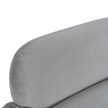 Grey Velvet Lounge Armchair TOGO