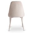 Jedálenská stolička krémová látka – TORINO