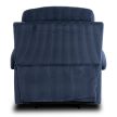 TORRES Recliner Armchair Dark Blue Corduroy