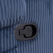 TORRES Recliner Armchair Dark Blue Corduroy
