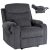 Recliner armchair TORRES grey corduroy