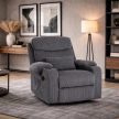 Recliner armchair TORRES grey corduroy