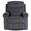 Recliner armchair TORRES grey corduroy