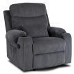 Recliner armchair TORRES grey corduroy