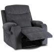 Recliner armchair TORRES grey corduroy