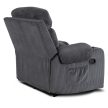 Recliner armchair TORRES grey corduroy