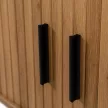 TV Cabinet 120 cm 2-Door Oak TRISH