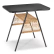 TRISTE Garden Furniture Set Brown/Black