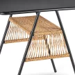 TRISTE Garden Furniture Set Brown/Black