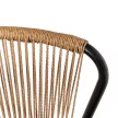 TRISTE Garden Furniture Set Brown/Black