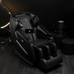 Massage Chair Black Faux Leather VX MAX