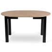Bővíthető étkezőasztal 102–142 cm Artisan tölgy / fekete színkombinációban – HARRY