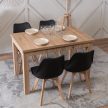 Bővíthető étkezőasztal 120–160 cm Artisan tölgy színben – SKUBI