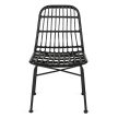 Black Rattan Chair WALDI