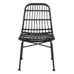 Black Rattan Chair WALDI
